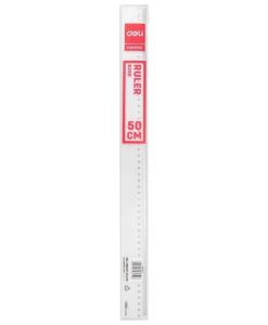 Thước mica 50cm Deli 6250