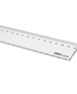 Thước mica 50cm Deli6250