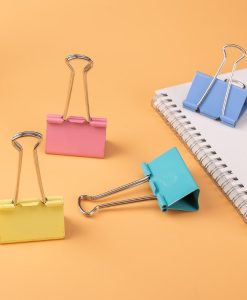 Kẹp Màu Binder Clips 51mm Deli 8551